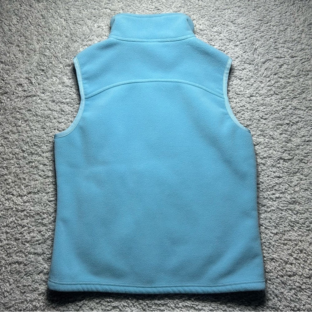 LL Bean Vest Womens Small Fleece Zip Up Pockets Outdoors Outerwear Hiking Travel - Picture 3 of 3